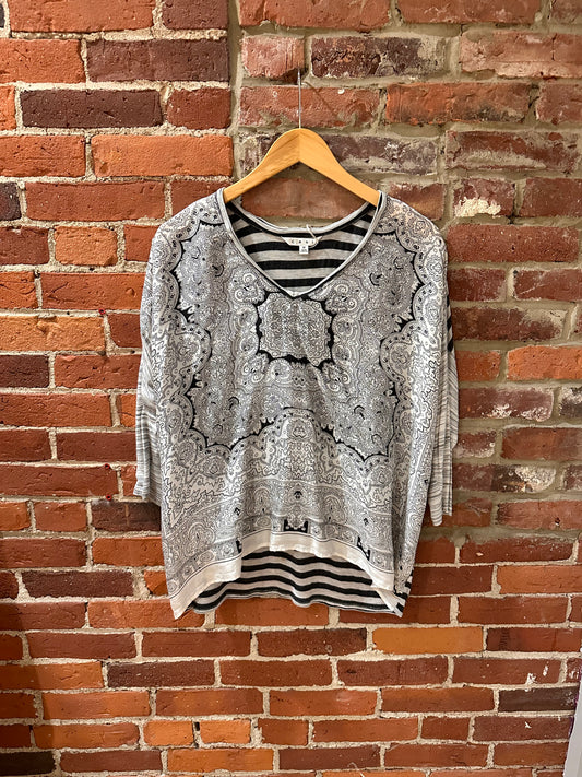 Cabi Double Patterned Shirt