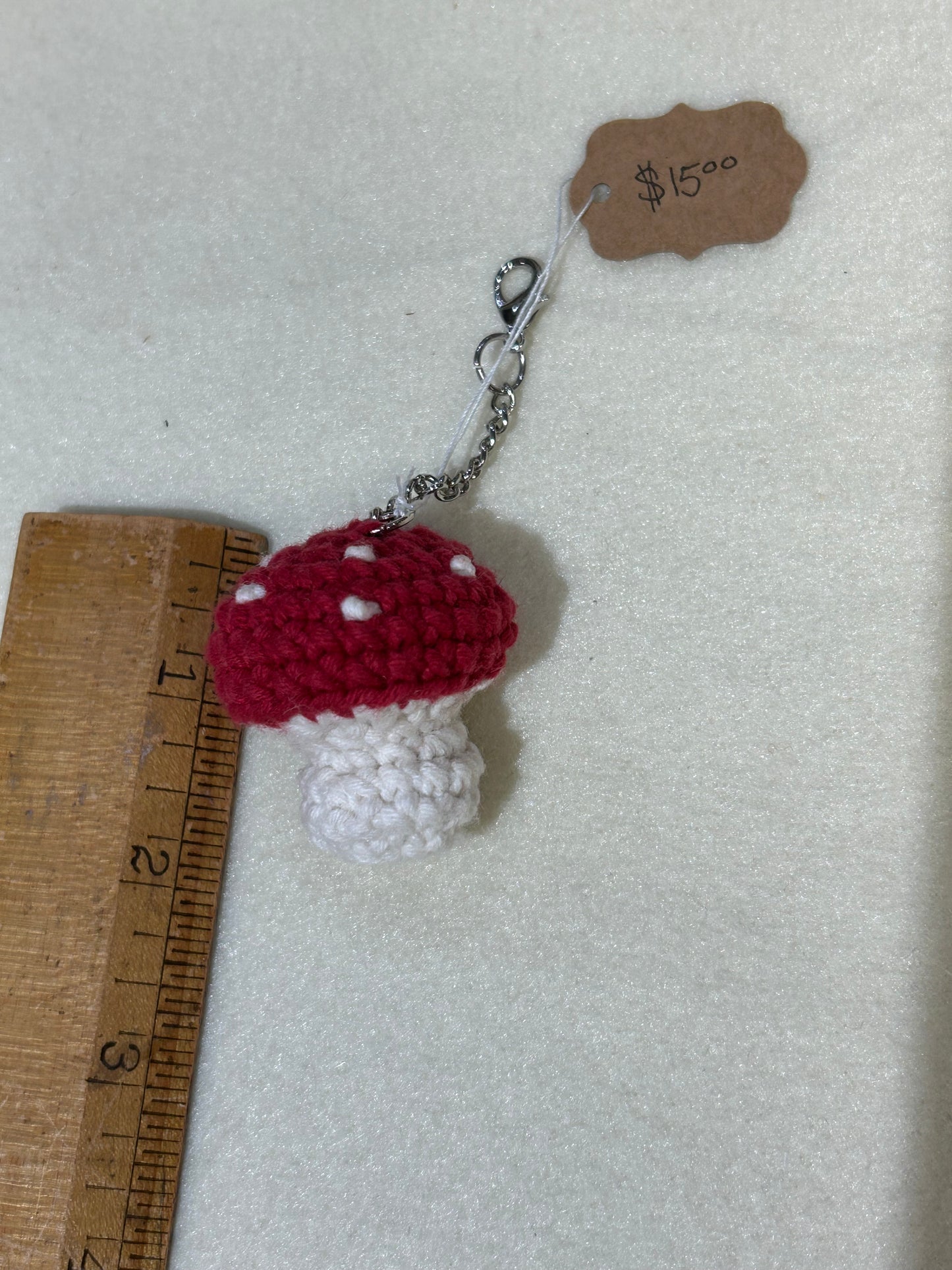 Red Mushroom Keychain