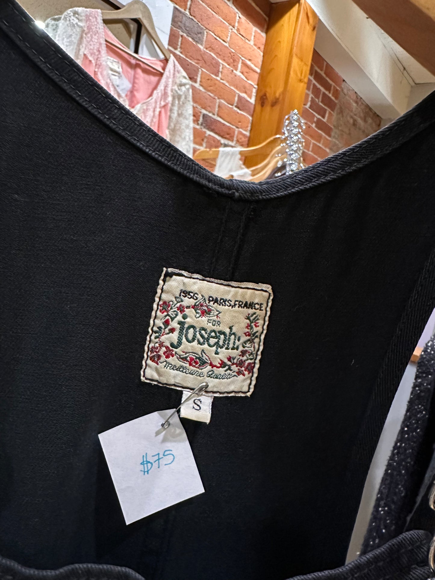 Vintage Black Overalls