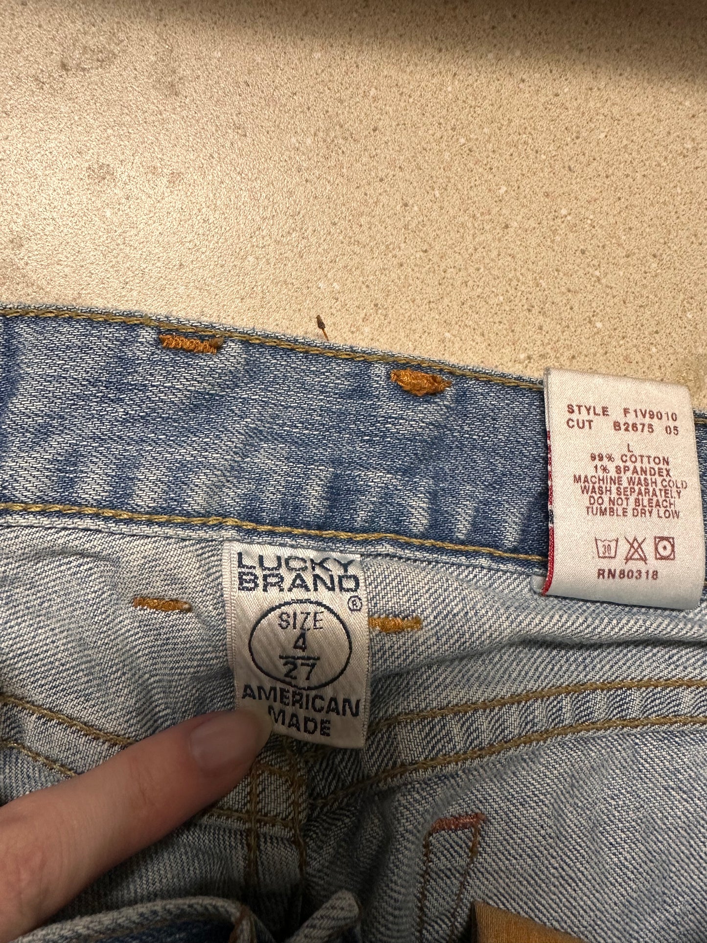 Cut Off Lucky Brand jeans