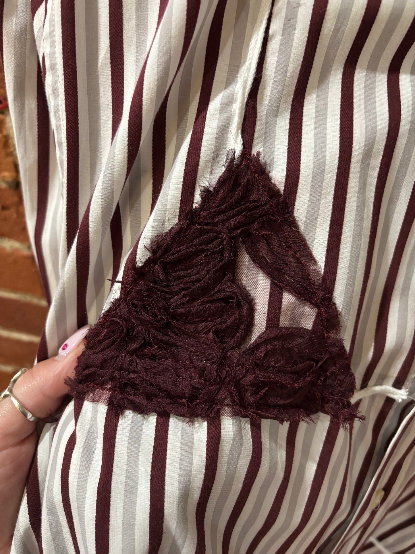Upcycled Bikini Buttondown