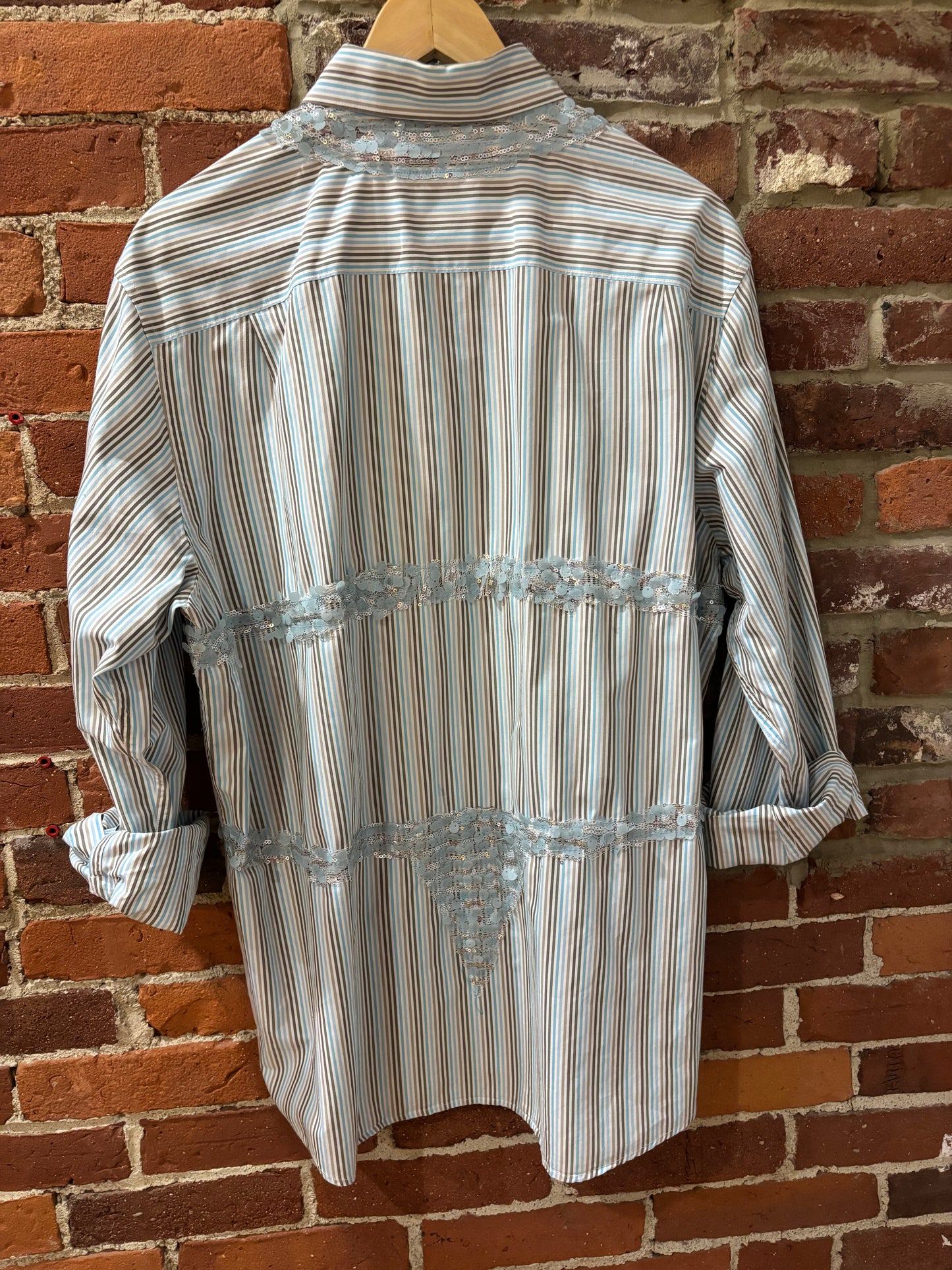 Upcycled Bikini Buttondown