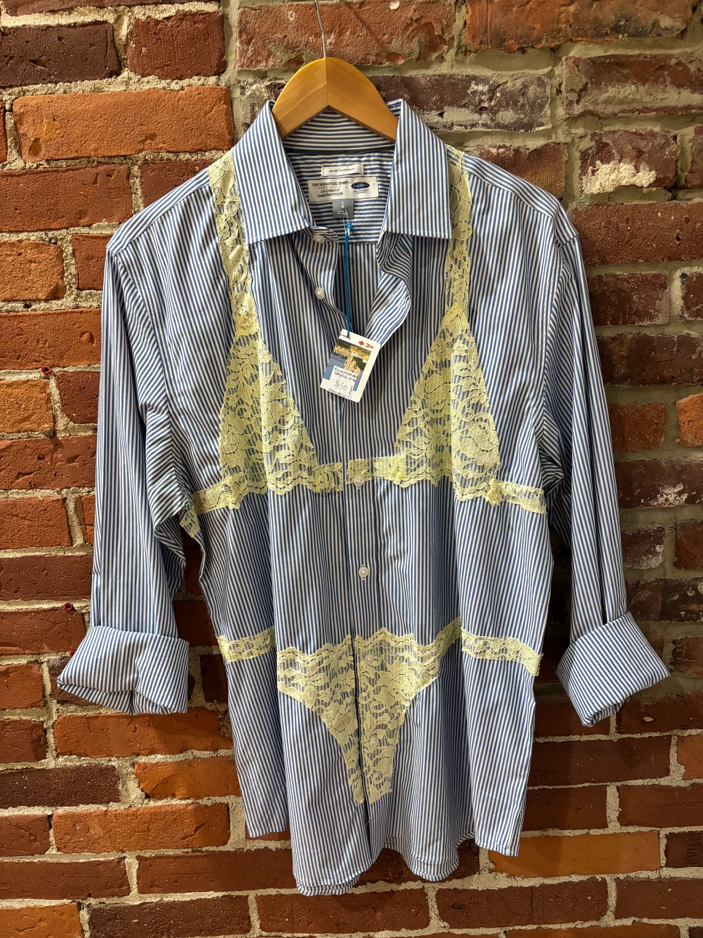 Upcycled Bikini Buttondown