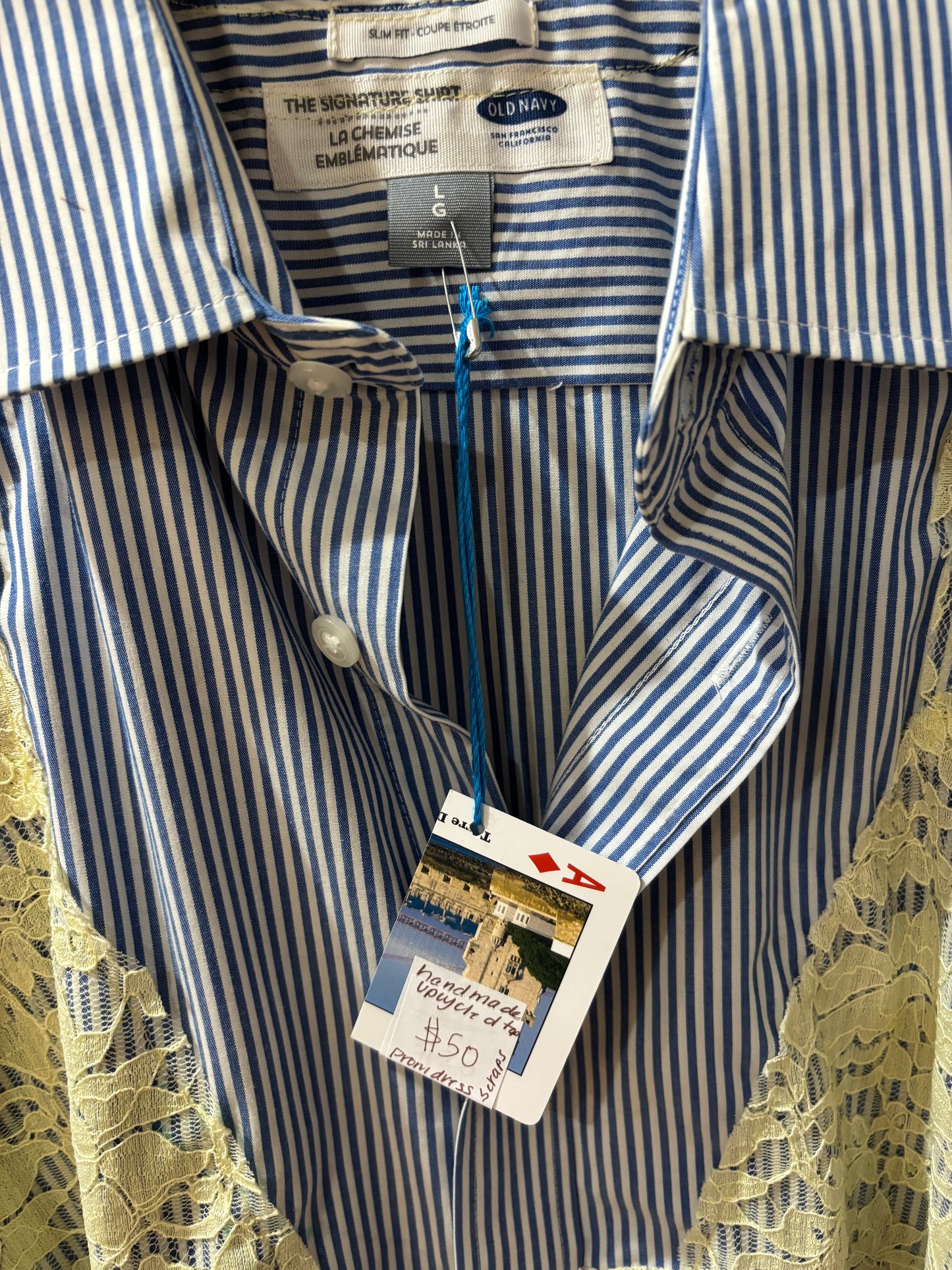 Upcycled Bikini Buttondown