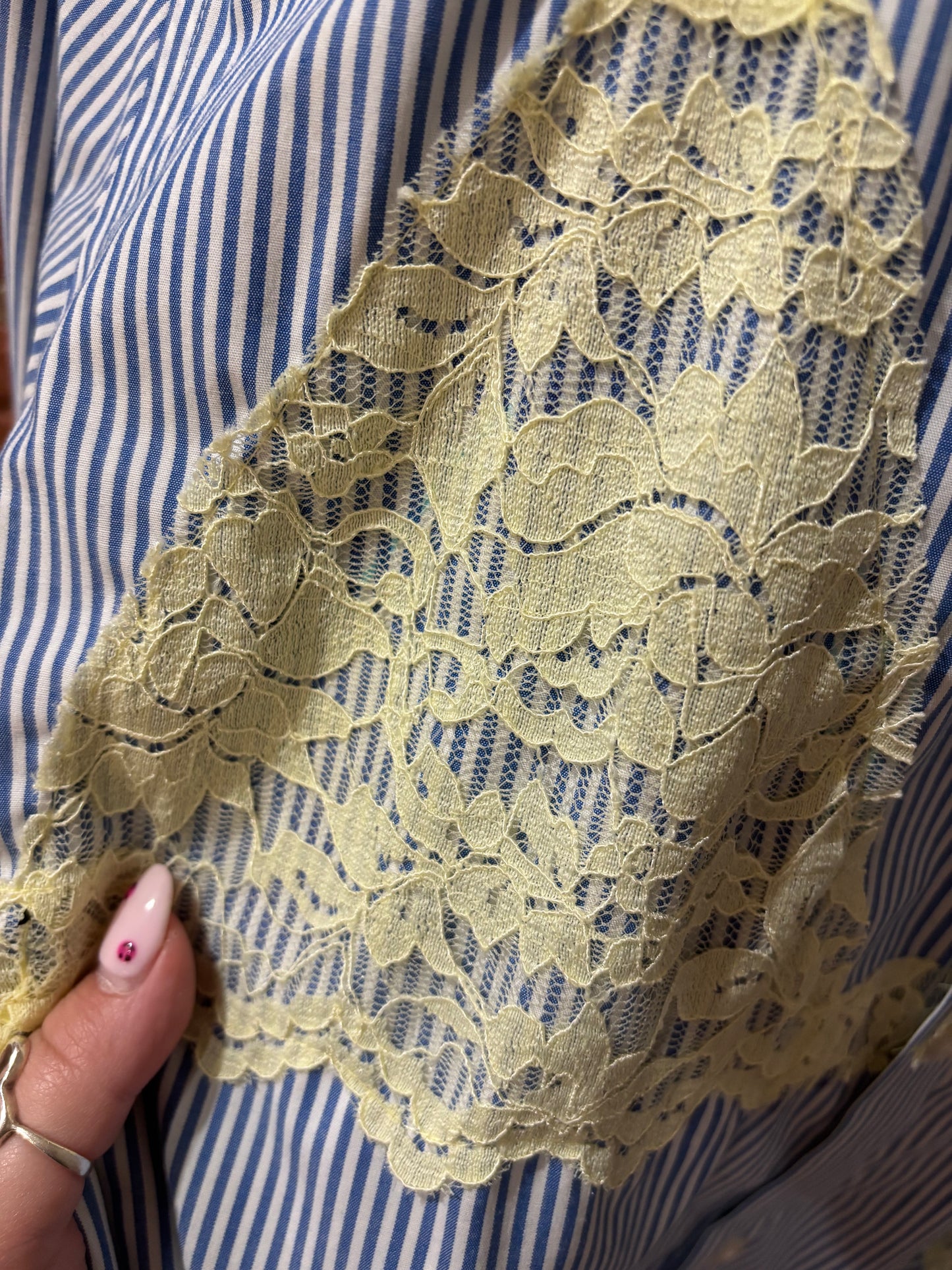 Upcycled Bikini Buttondown