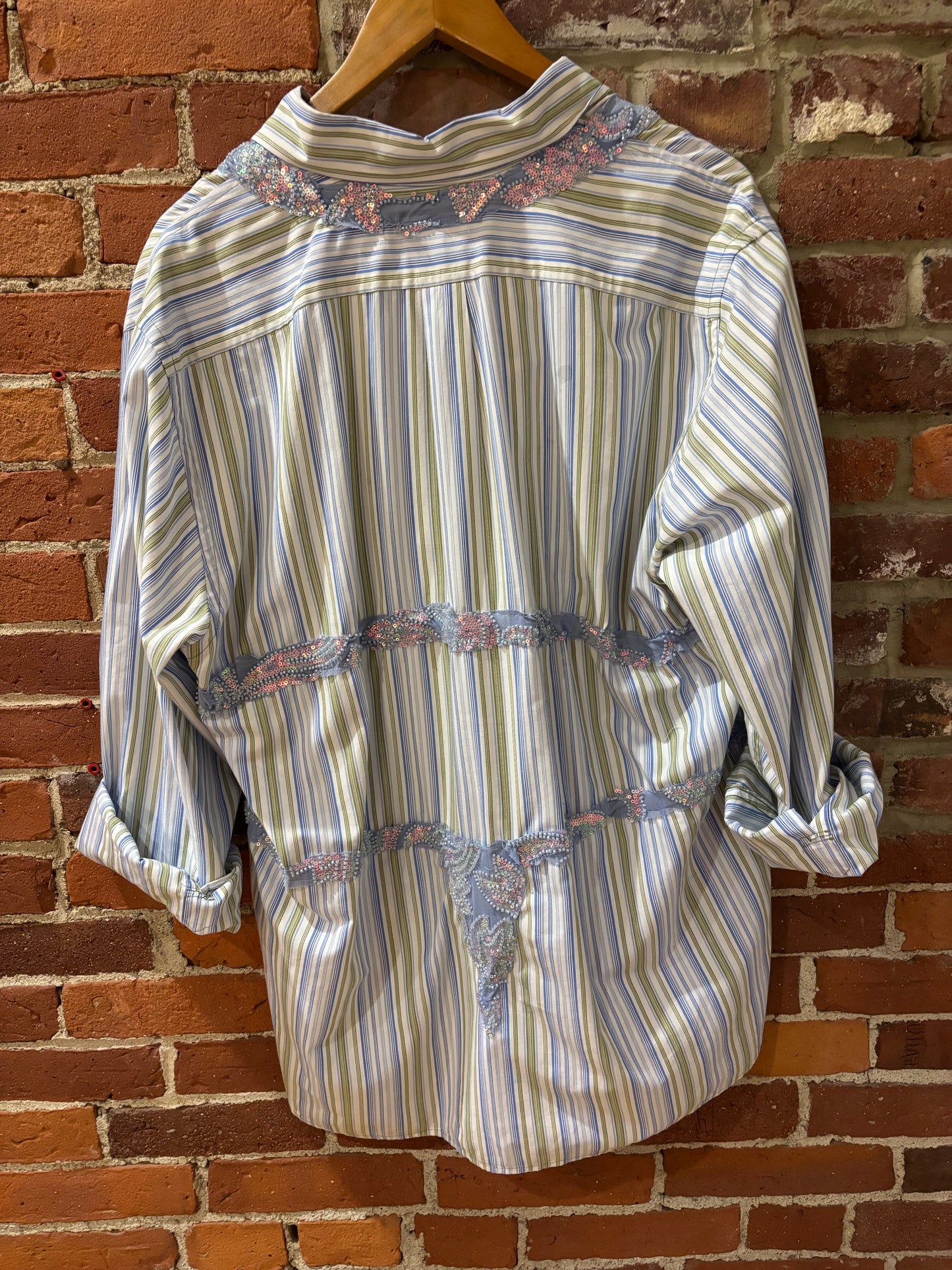 Upcycled Bikini Buttondown