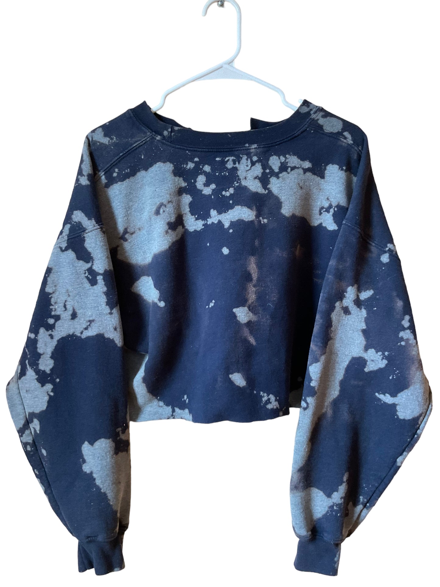 Cropped Bleached Crewneck