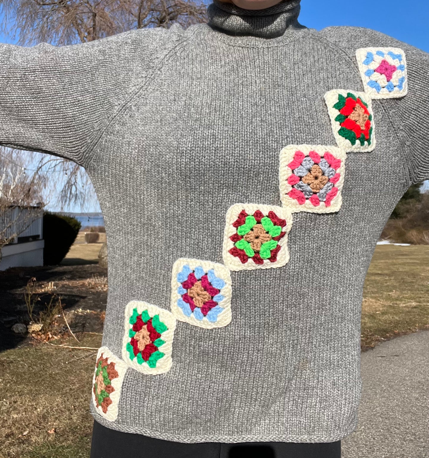 Granny Square Sweater