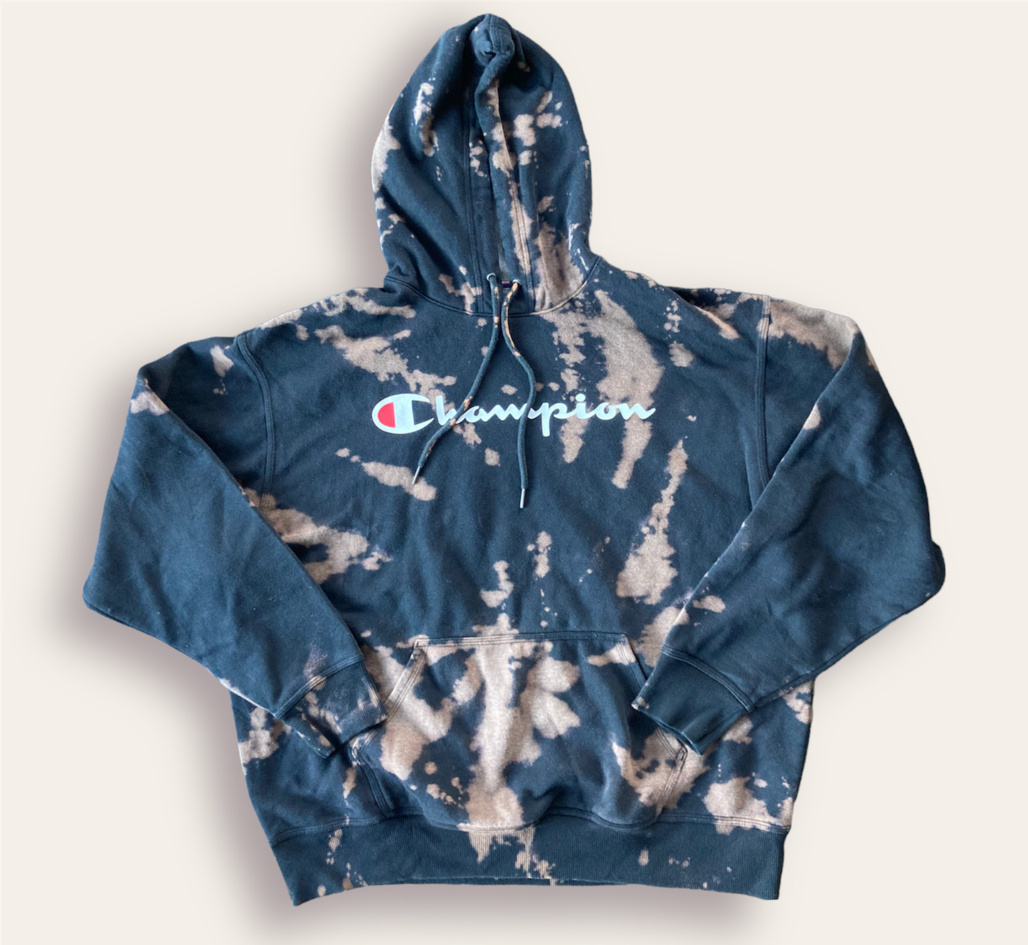 Bleached champion sale hoodie